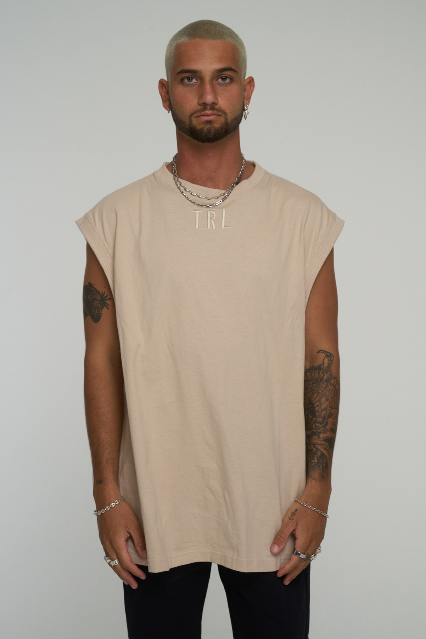 PAC MUSCLE TEE | BONE